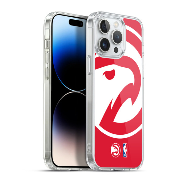 NBA Atlanta Hawks Logo Oversized Soft Gel Case for Apple iPhone 13 Pro Max & MagSafe