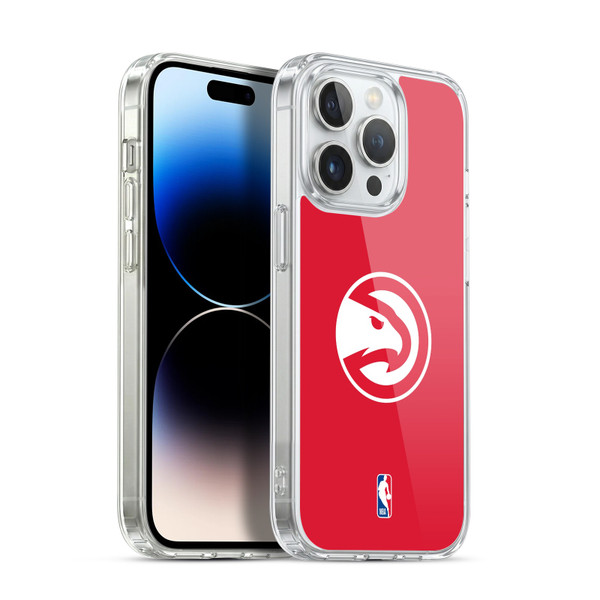 NBA Atlanta Hawks Logo Red Soft Gel Case for Apple iPhone 13 Pro & MagSafe