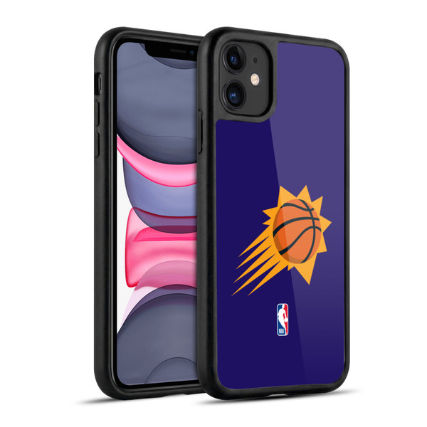 NBA Phoenix Suns Logo Purple Gel Armour Case For Apple iPhone 11