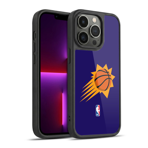 NBA Phoenix Suns Logo Purple Gel Armour Case For Apple iPhone 13 Pro