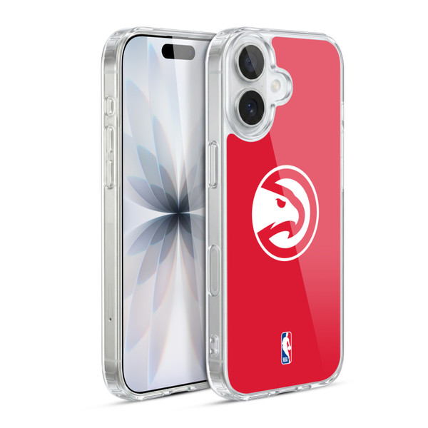 NBA Atlanta Hawks Logo Red Soft Gel Case for Apple iPhone 17