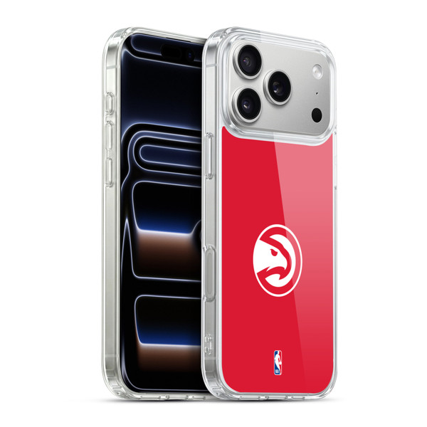 NBA Atlanta Hawks Logo Red Soft Gel Case for Apple iPhone 17 Pro Max