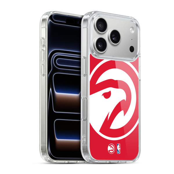 NBA Atlanta Hawks Logo Oversized Soft Gel Case for Apple iPhone 17 Pro