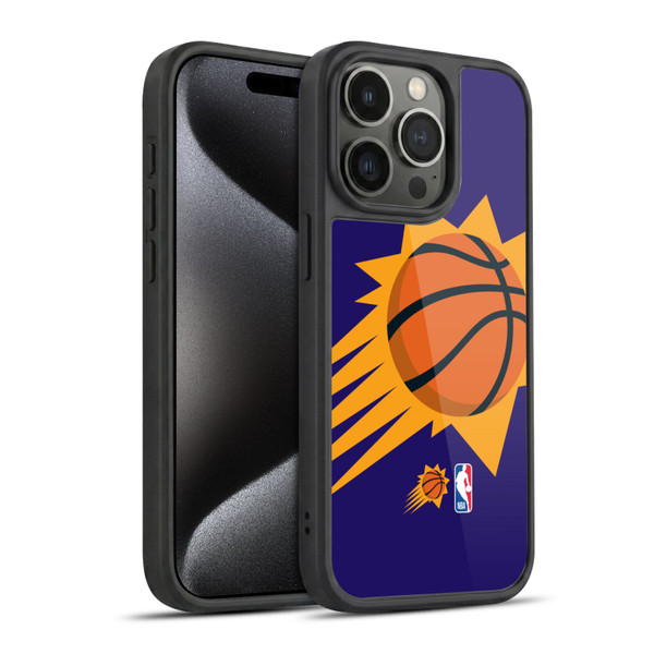 NBA Phoenix Suns Logo Oversized Gel Armour Case For Apple iPhone 15 Pro
