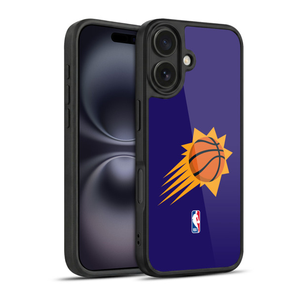 NBA Phoenix Suns Logo Purple Gel Armour Case For Apple iPhone 16