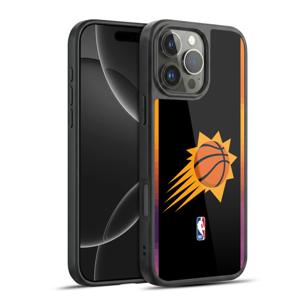 NBA Phoenix Suns Logo Black Design Gel Armour Case For Apple iPhone 16 Pro Max