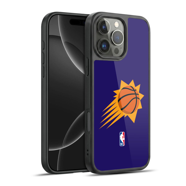 NBA Phoenix Suns Logo Purple Gel Armour Case For Apple iPhone 16 Pro Max