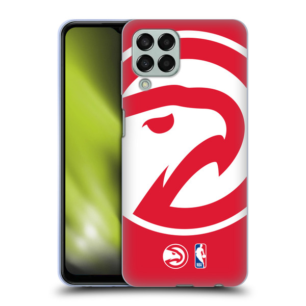 NBA Atlanta Hawks Logo Oversized Soft Gel Case for Samsung Galaxy M33 (2022)