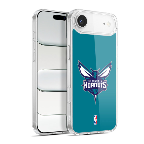 NBA Charlotte Hornets Logo Teal Soft Gel Case for Apple iPhone 17 Air