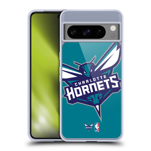 NBA Charlotte Hornets Logo Oversized Soft Gel Case for Google Pixel 8 Pro
