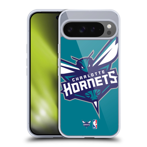 NBA Charlotte Hornets Logo Oversized Soft Gel Case for Google Pixel 9 Pro XL
