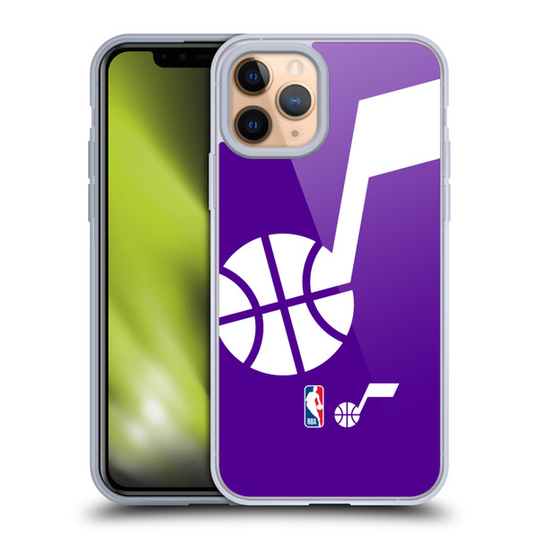 NBA Utah Jazz Logo Oversized Soft Gel Case for Apple iPhone 11 Pro & MagSafe