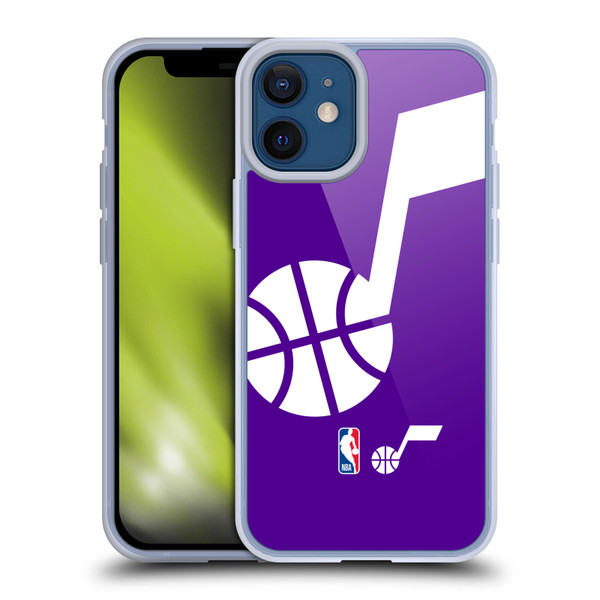 NBA Utah Jazz Logo Oversized Soft Gel Case for Apple iPhone 12 Mini & MagSafe