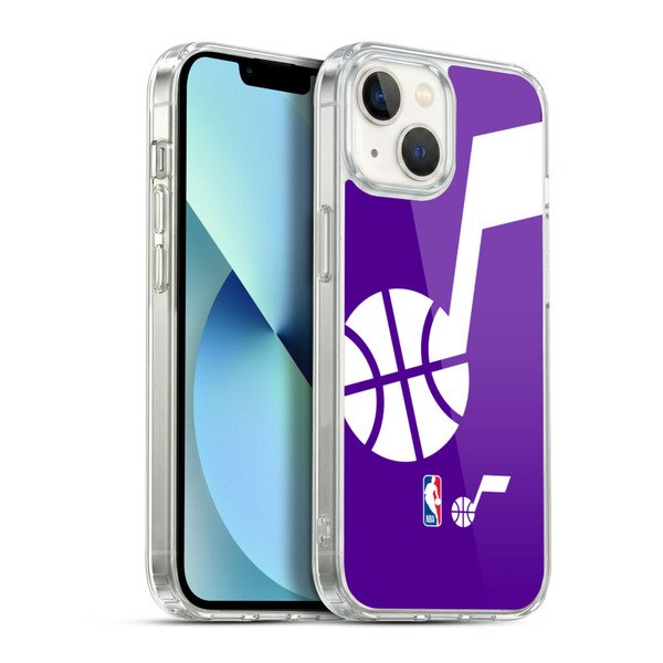 NBA Utah Jazz Logo Oversized Soft Gel Case for Apple iPhone 13