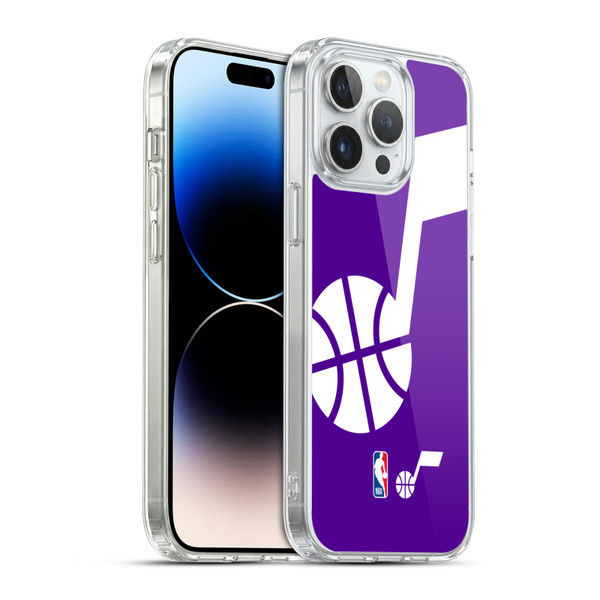 NBA Utah Jazz Logo Oversized Soft Gel Case for Apple iPhone 14 Pro Max & MagSafe