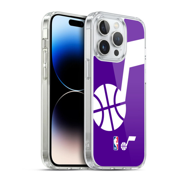 NBA Utah Jazz Logo Oversized Soft Gel Case for Apple iPhone 14 Pro & MagSafe