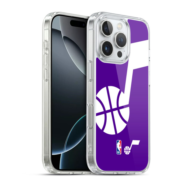 NBA Utah Jazz Logo Oversized Soft Gel Case for Apple iPhone 16 Pro & MagSafe