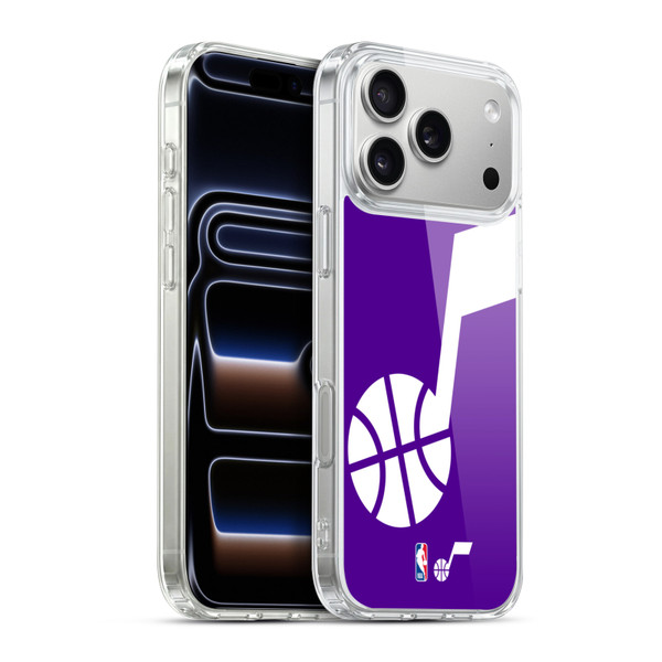 NBA Utah Jazz Logo Oversized Soft Gel Case for Apple iPhone 17 Pro Max