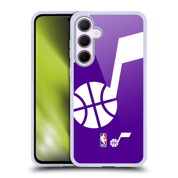 NBA Utah Jazz Logo Oversized Soft Gel Case for Samsung Galaxy A35 5G