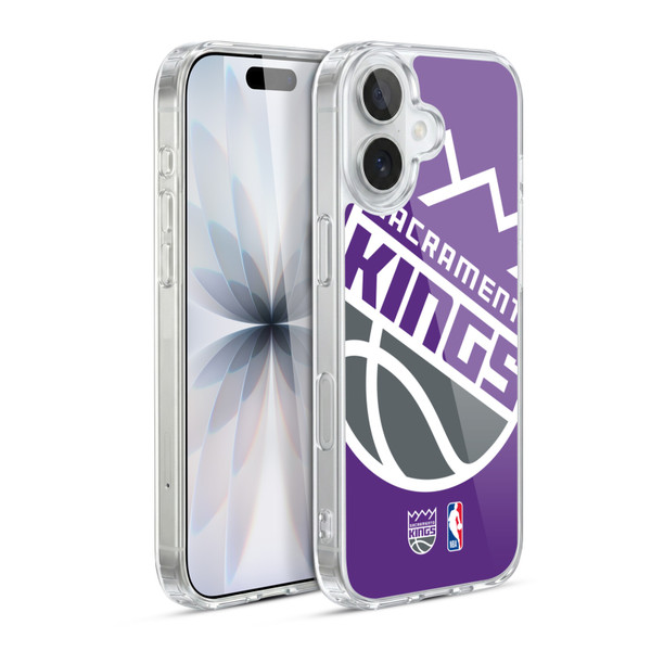 NBA Sacramento Kings Logo Oversized Soft Gel Case for Apple iPhone 17