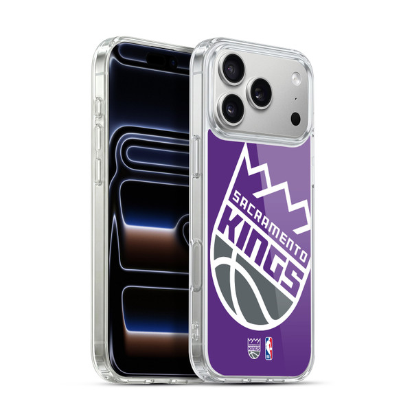 NBA Sacramento Kings Logo Oversized Soft Gel Case for Apple iPhone 17 Pro Max