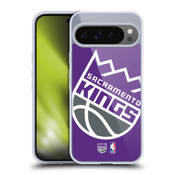 NBA Sacramento Kings Logo Oversized Soft Gel Case for Google Pixel 9 Pro XL