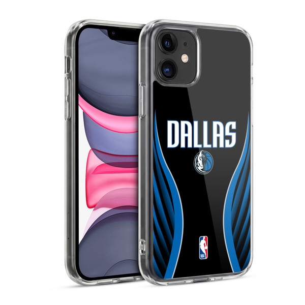 NBA Dallas Mavericks Logo Black Design Soft Gel Case for Apple iPhone 11