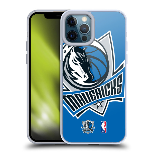 NBA Dallas Mavericks Logo Oversized Soft Gel Case for Apple iPhone 12 Pro Max & MagSafe