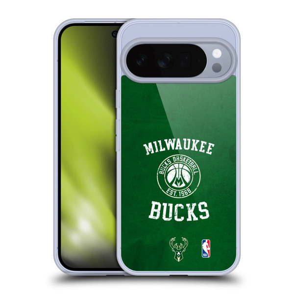 NBA Milwaukee Bucks Distressed Soft Gel Case for Google Pixel 10 Pro XL