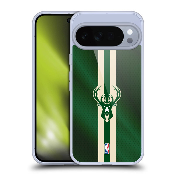 NBA Milwaukee Bucks Stripes Soft Gel Case for Google Pixel 10 Pro XL