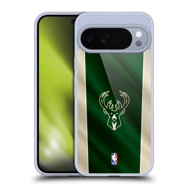 NBA Milwaukee Bucks Vertical Banner Soft Gel Case for Google Pixel 10 Pro XL