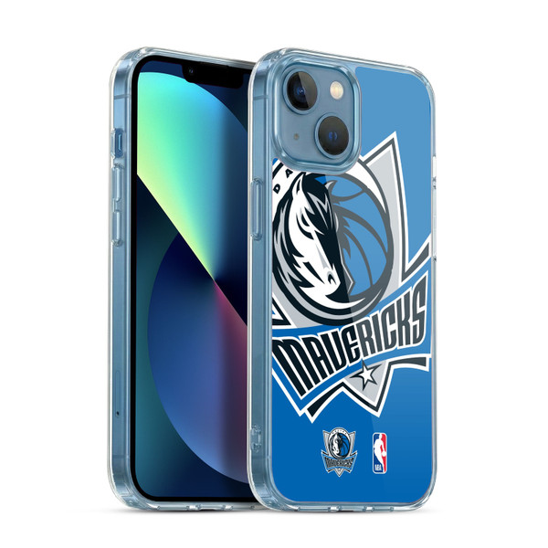 NBA Dallas Mavericks Logo Oversized Soft Gel Case for Apple iPhone 13 Mini & MagSafe