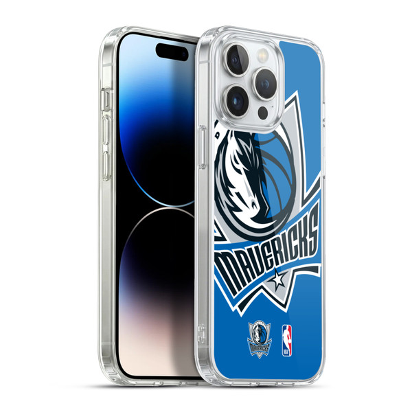 NBA Dallas Mavericks Logo Oversized Soft Gel Case for Apple iPhone 13 Pro Max & MagSafe