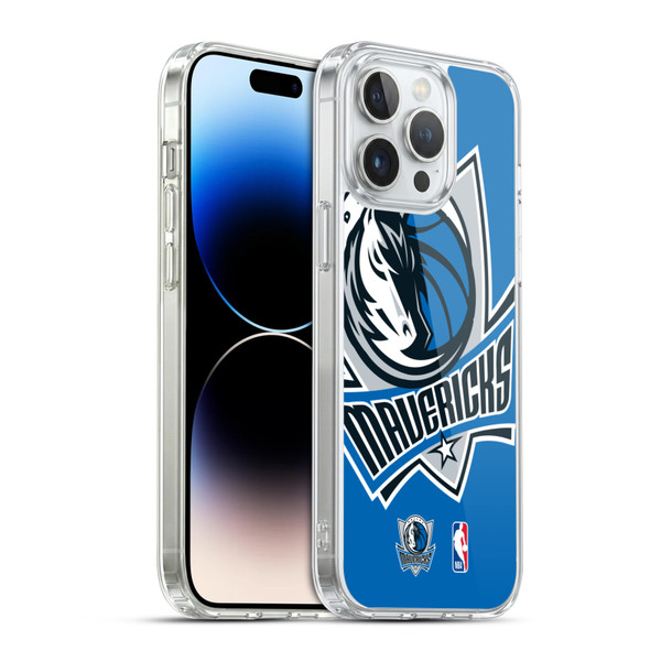 NBA Dallas Mavericks Logo Oversized Soft Gel Case for Apple iPhone 14 Pro Max & MagSafe