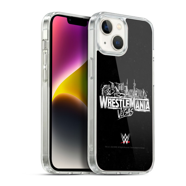 WWE Wrestlemania 42 Key Art Logo Soft Gel Case for Apple iPhone 14