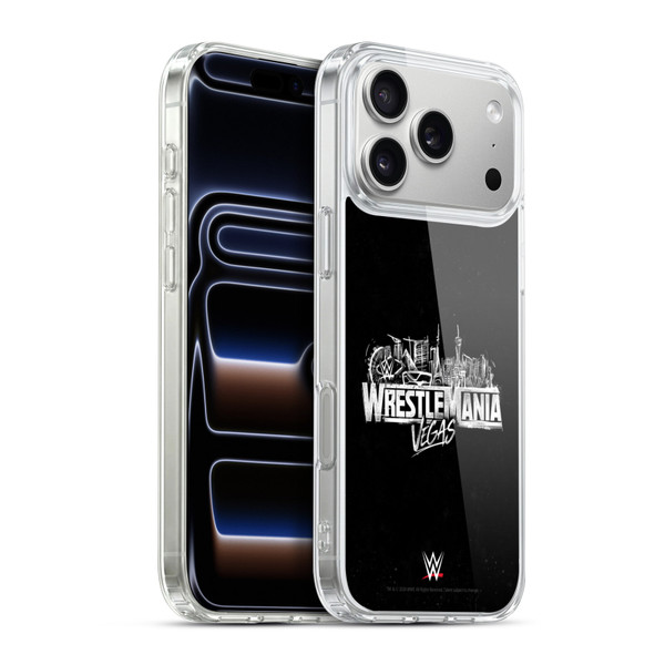 WWE Wrestlemania 42 Key Art Logo Soft Gel Case for Apple iPhone 17 Pro Max
