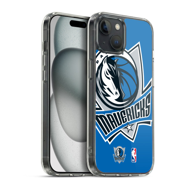 NBA Dallas Mavericks Logo Oversized Soft Gel Case for Apple iPhone 15 Plus & MagSafe