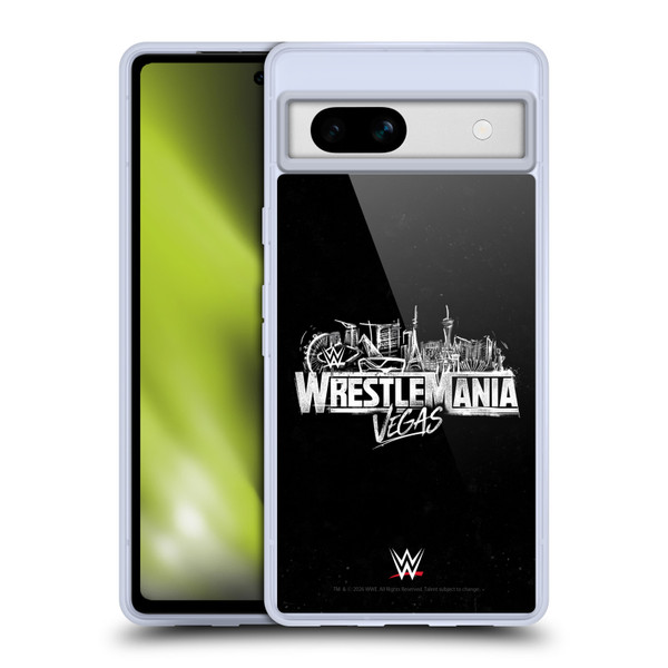 WWE Wrestlemania 42 Key Art Logo Soft Gel Case for Google Pixel 7a