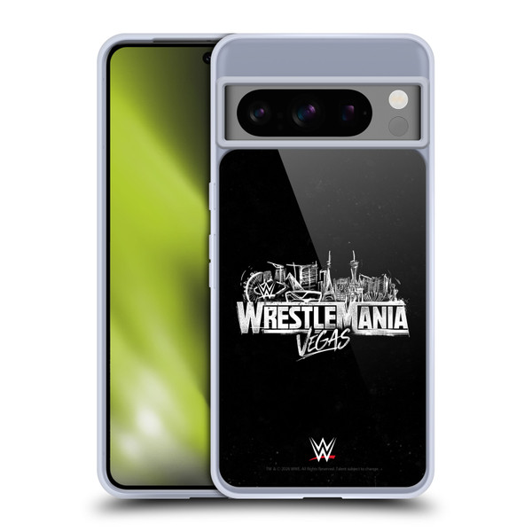 WWE Wrestlemania 42 Key Art Logo Soft Gel Case for Google Pixel 8 Pro