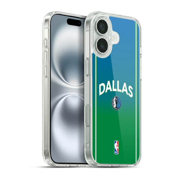 NBA Dallas Mavericks Logo Retro Design Soft Gel Case for Apple iPhone 16 Plus & MagSafe