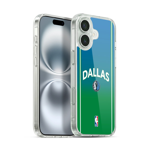 NBA Dallas Mavericks Logo Retro Design Soft Gel Case for Apple iPhone 16 Plus & MagSafe