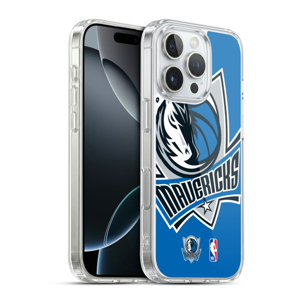 NBA Dallas Mavericks Logo Oversized Soft Gel Case for Apple iPhone 16 Pro & MagSafe