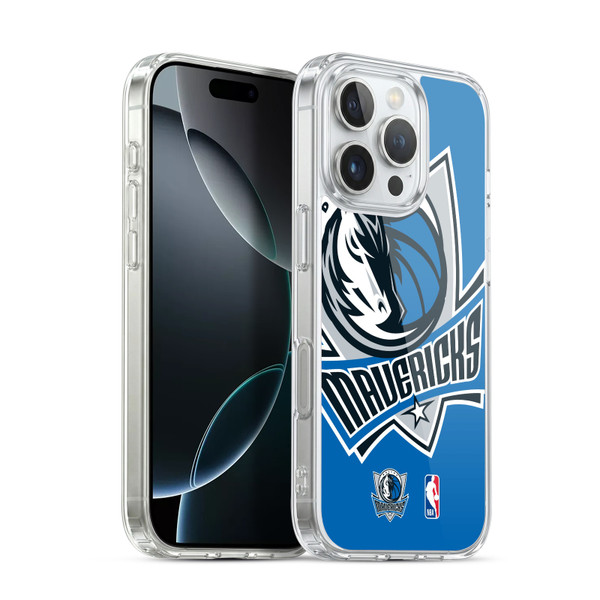 NBA Dallas Mavericks Logo Oversized Soft Gel Case for Apple iPhone 16 Pro & MagSafe