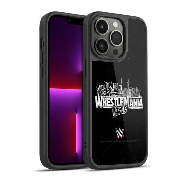 WWE Wrestlemania 42 Key Art Logo Gel Armour Case For Apple iPhone 13 Pro