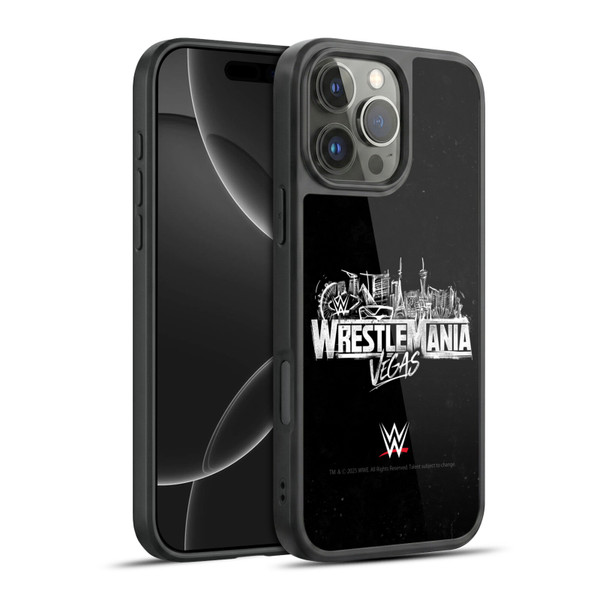 WWE Wrestlemania 42 Key Art Logo Gel Armour Case For Apple iPhone 16 Pro Max