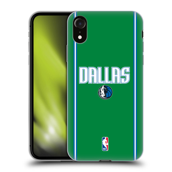 NBA Dallas Mavericks Logo Green Design Soft Gel Case for Apple iPhone XR