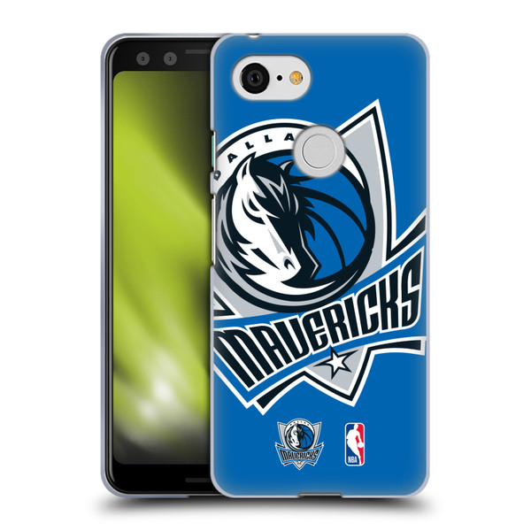 NBA Dallas Mavericks Logo Oversized Soft Gel Case for Google Pixel 3