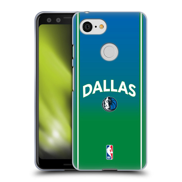 NBA Dallas Mavericks Logo Retro Design Soft Gel Case for Google Pixel 3