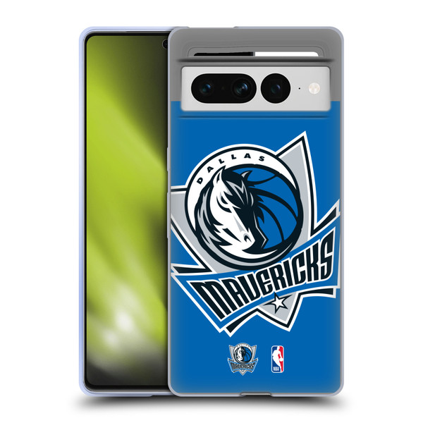 NBA Dallas Mavericks Logo Oversized Soft Gel Case for Google Pixel 7 Pro