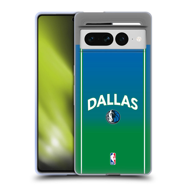 NBA Dallas Mavericks Logo Retro Design Soft Gel Case for Google Pixel 7 Pro